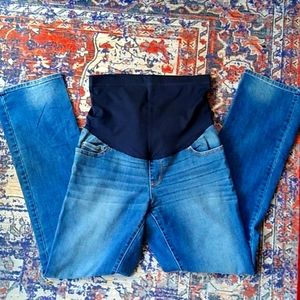 Liz Lange boot cut maternity jeans